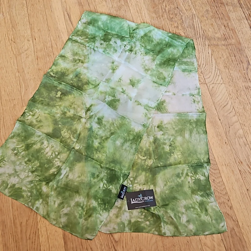 NWT Ladycrow silk scarf